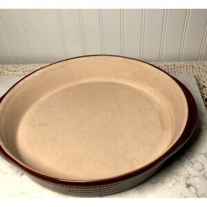 Pampered Chef Deep Dish Baker 11 Inch Round Stoneware